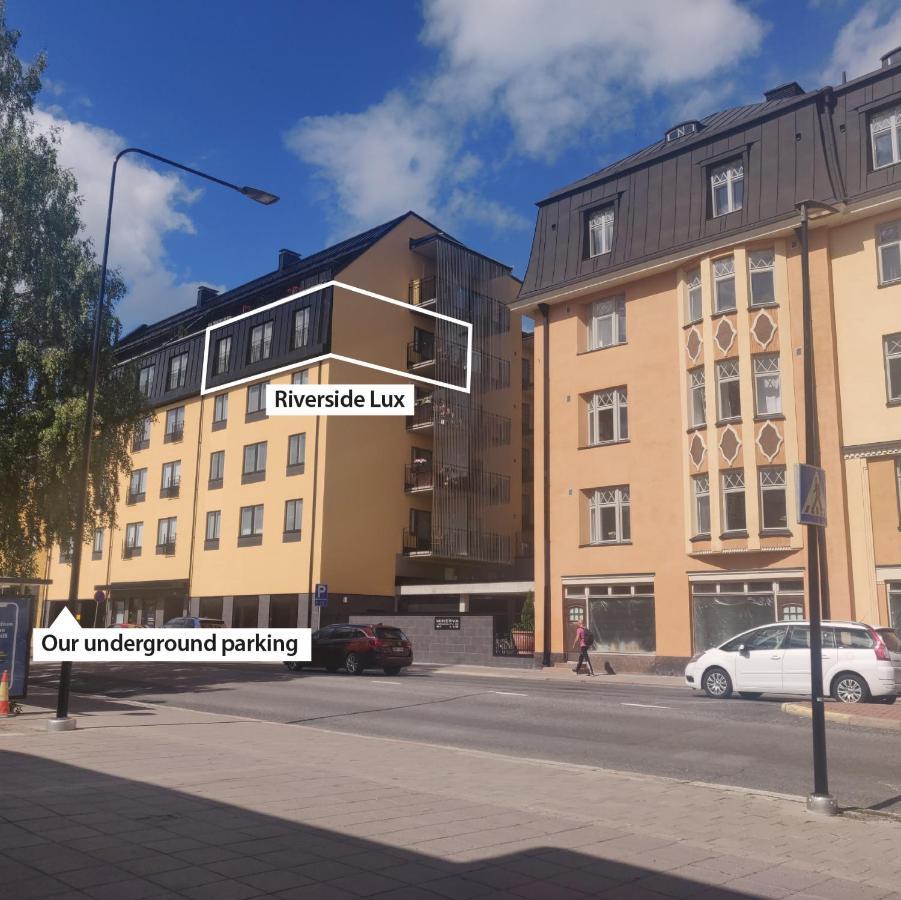 Riverside Lux With 2 Bedrooms, Car Park Garage And Sauna Turku Extérieur photo